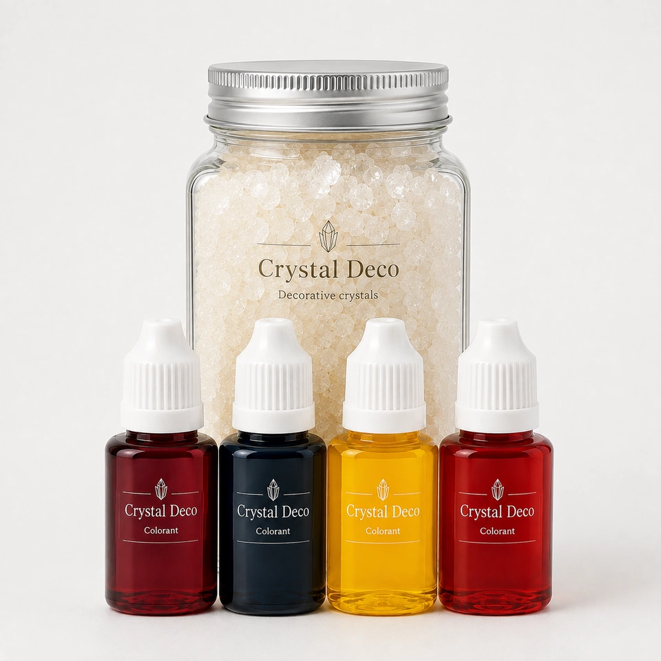 Kit Découverte avec un tube de grains et quatre colorants