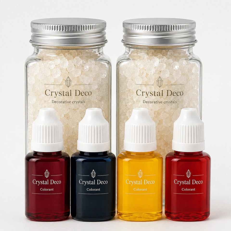 Kit Créatif avec deux tubes de grains et quatre colorants